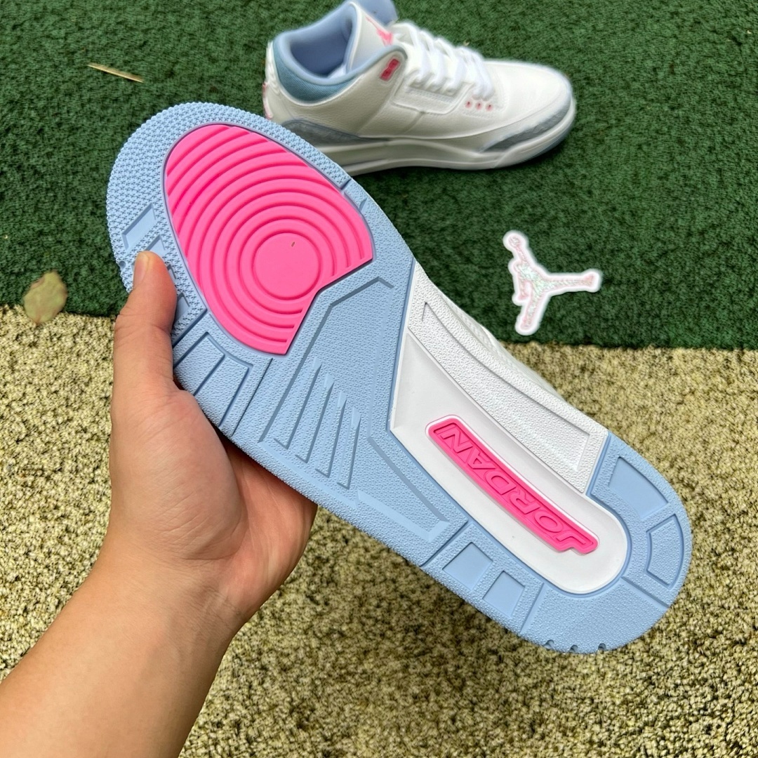 Air Jordan 3 Retro GS True Blue Crimson FD8636-160 - Image 6