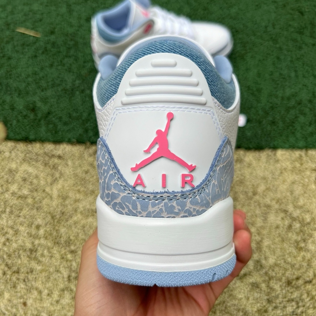 Air Jordan 3 Retro GS True Blue Crimson FD8636-160 - Image 8