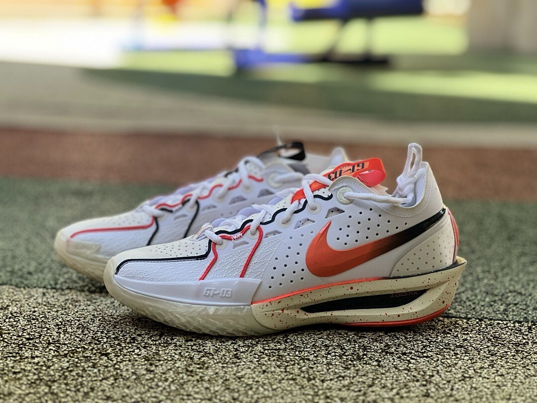 Nike GT Cut 3 White Bright Crimson Black FJ6408-100