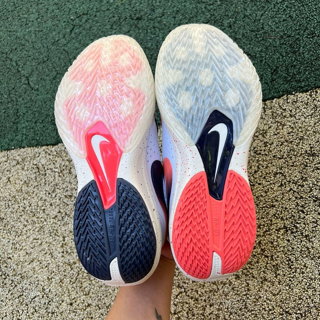 Nike GT Cut 3 White Bright Crimson Black FJ6408-100 - Image 3