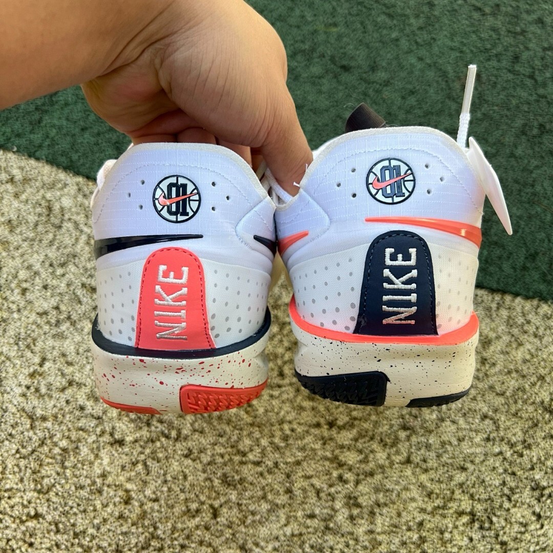 Nike GT Cut 3 White Bright Crimson Black FJ6408-100 - Image 5