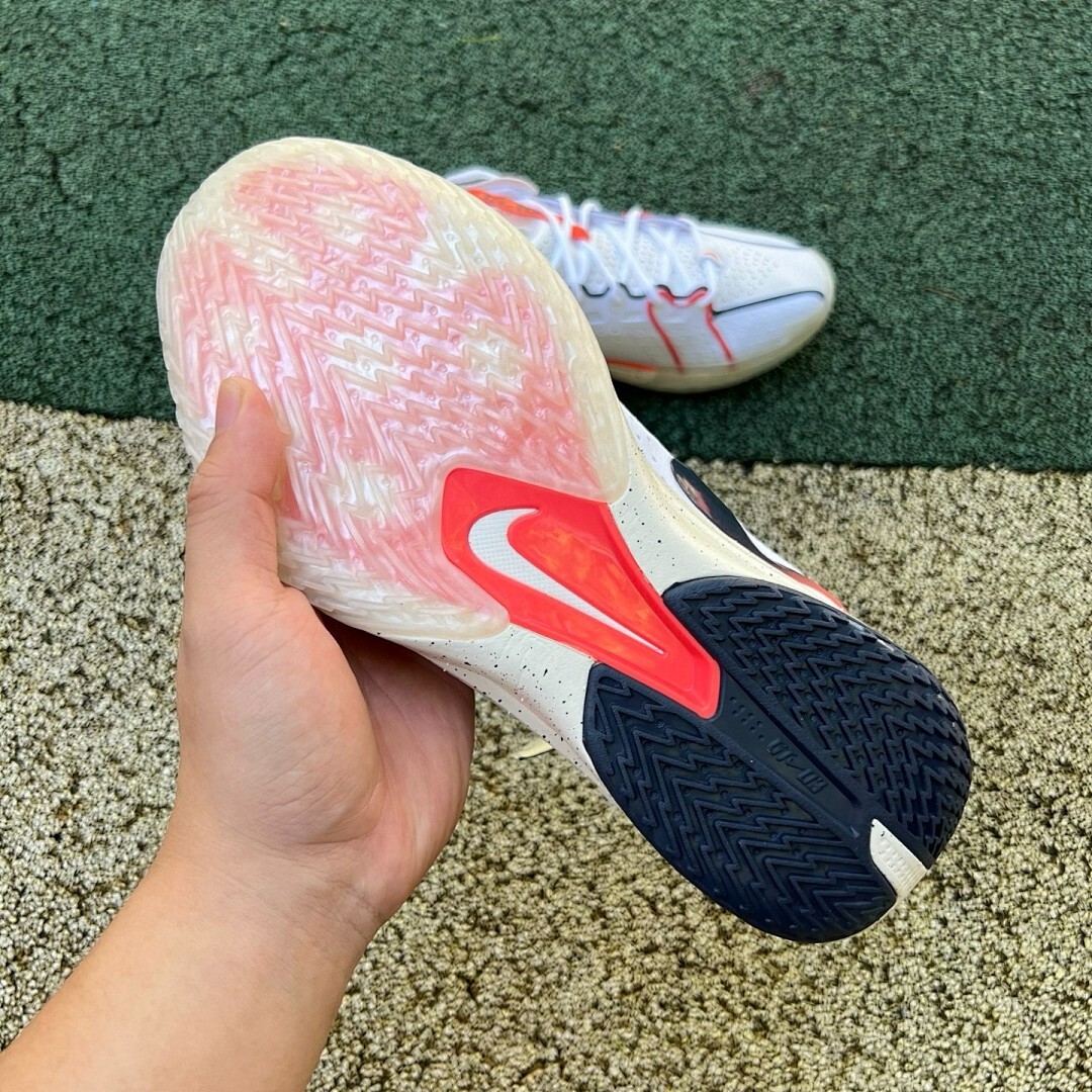 Nike GT Cut 3 White Bright Crimson Black FJ6408-100 - Image 9