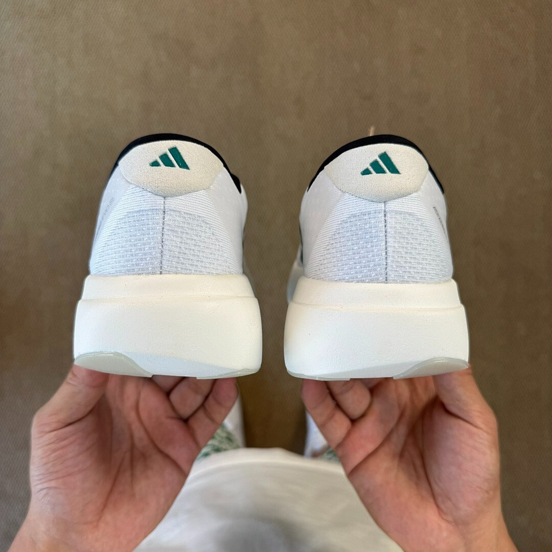 Adidas Adizero SL Shoes HQ1258 Cloud White / Dark Green / Core Black - Image 7