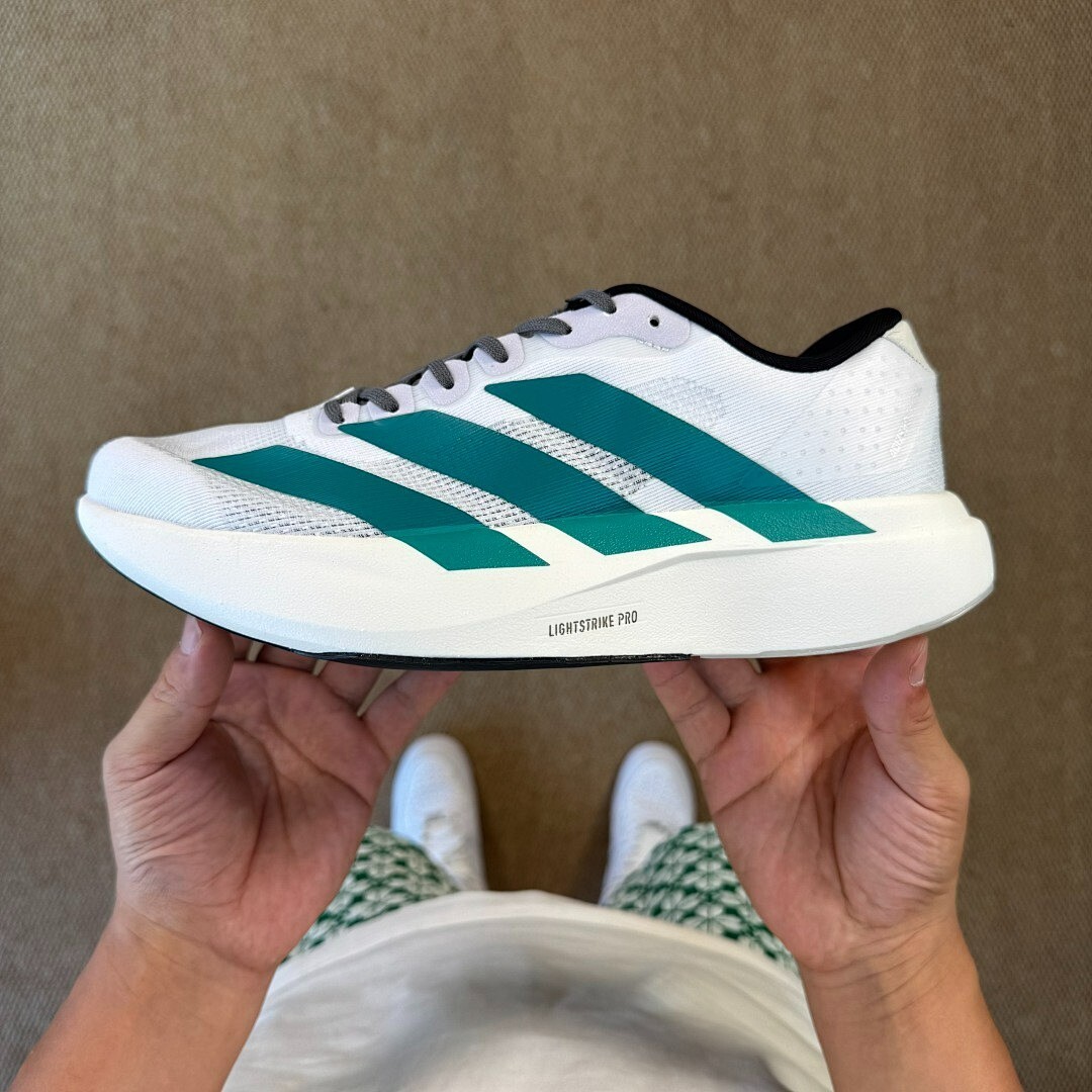 Adidas Adizero SL Shoes HQ1258 Cloud White / Dark Green / Core Black - Image 10