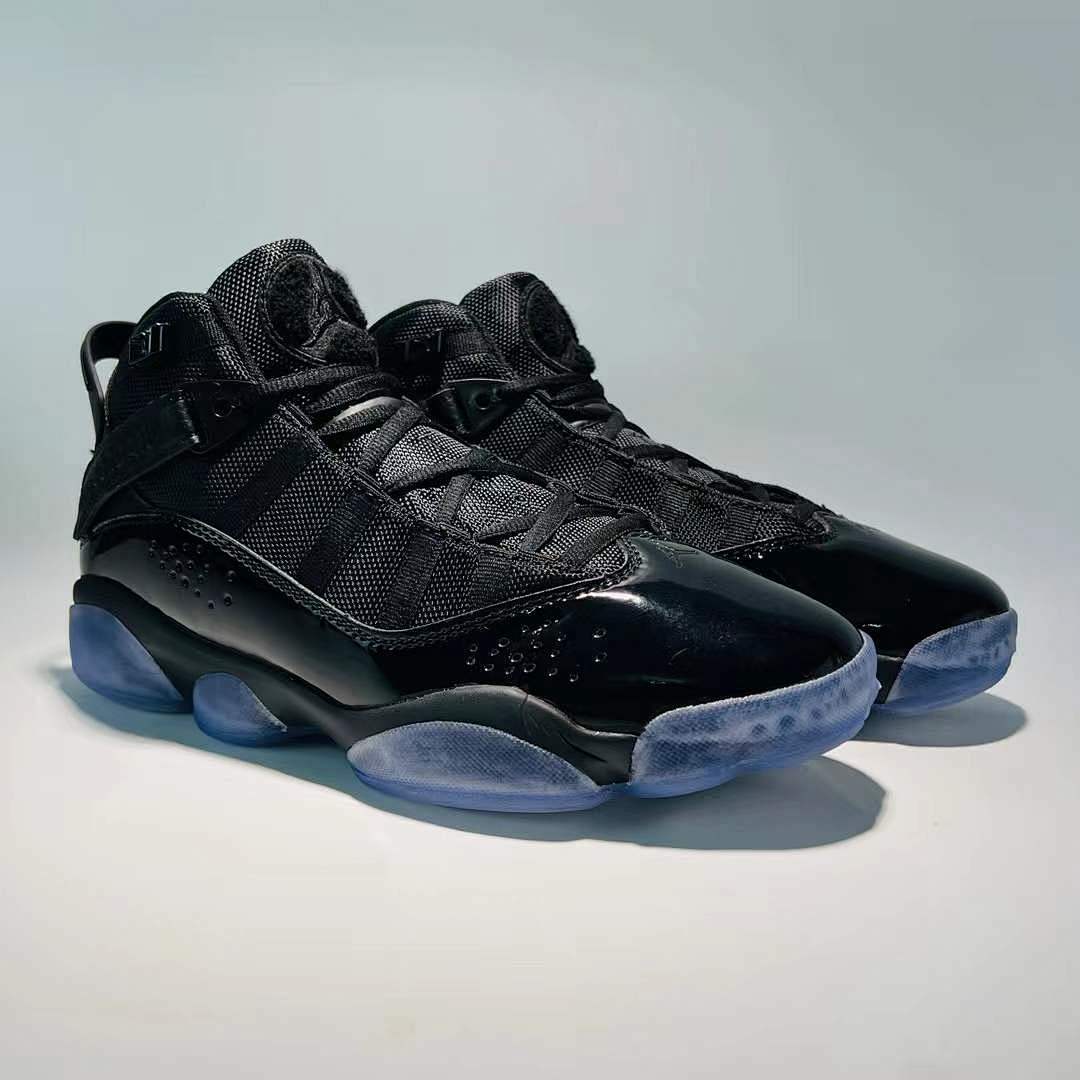 Air Jordan 6 Rings "Triple Black" Men's Basketball Shoes Icy Soles 322992-015 - Image 10