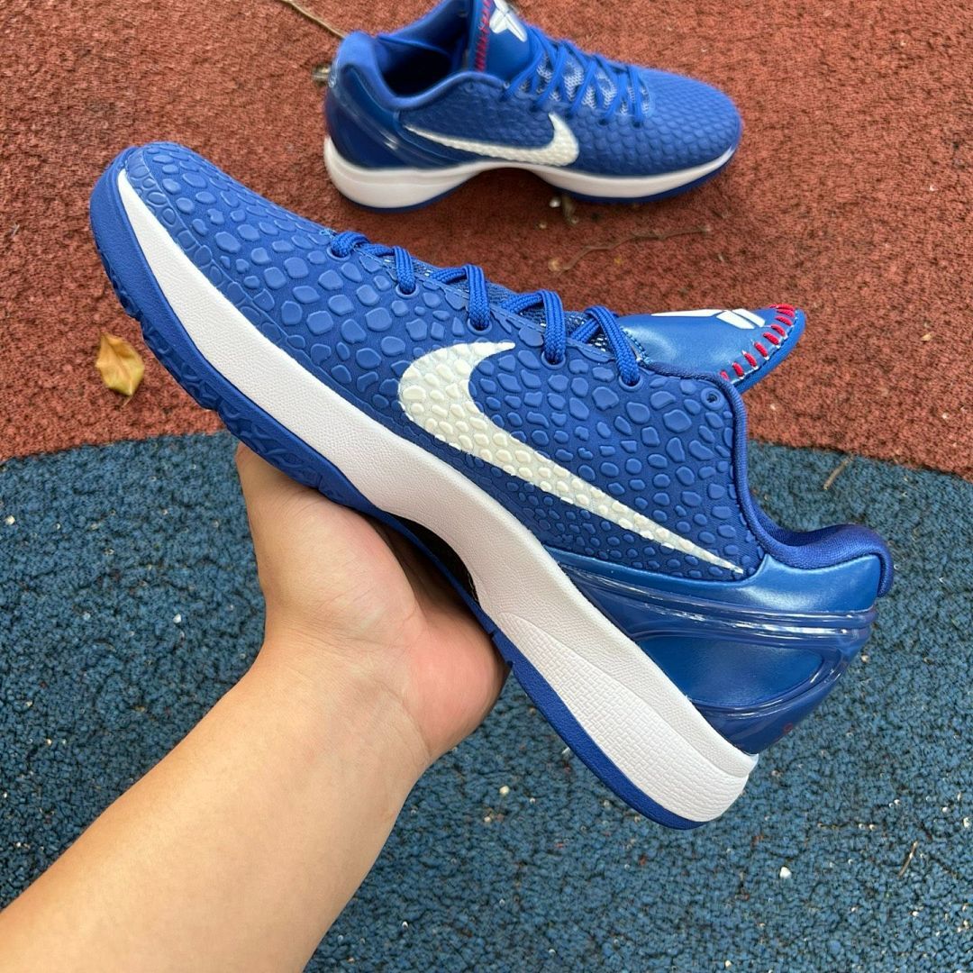 Nike Kobe 6 Protro PE Baseball Cleats Royal Blue White Red #8 - Image 16