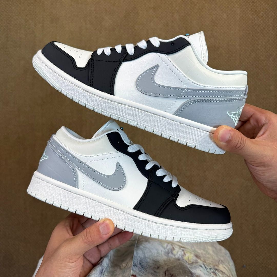Nike Air Jordan 1 Low Light Smoke Grey 553558-039 - Image 9