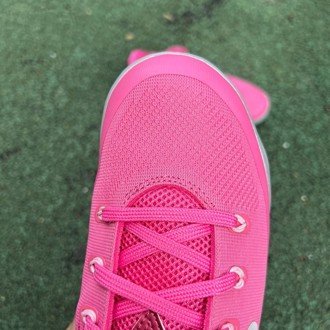 Nike Kobe 9 EM Low "Pink Fire" White Light Photo Blue 646701-616 - Image 11