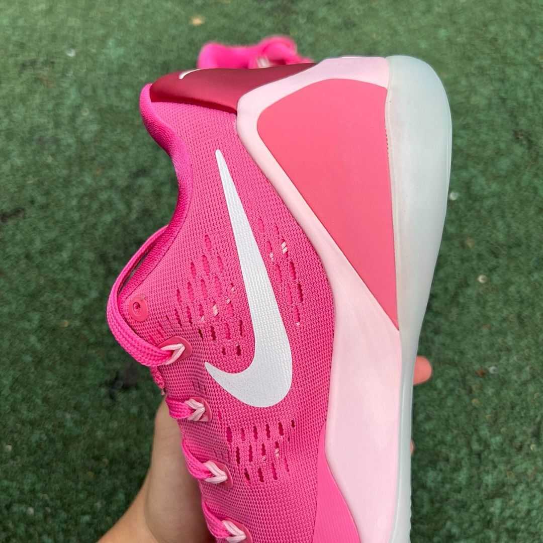 Nike Kobe 9 EM Low "Pink Fire" White Light Photo Blue 646701-616 - Image 13