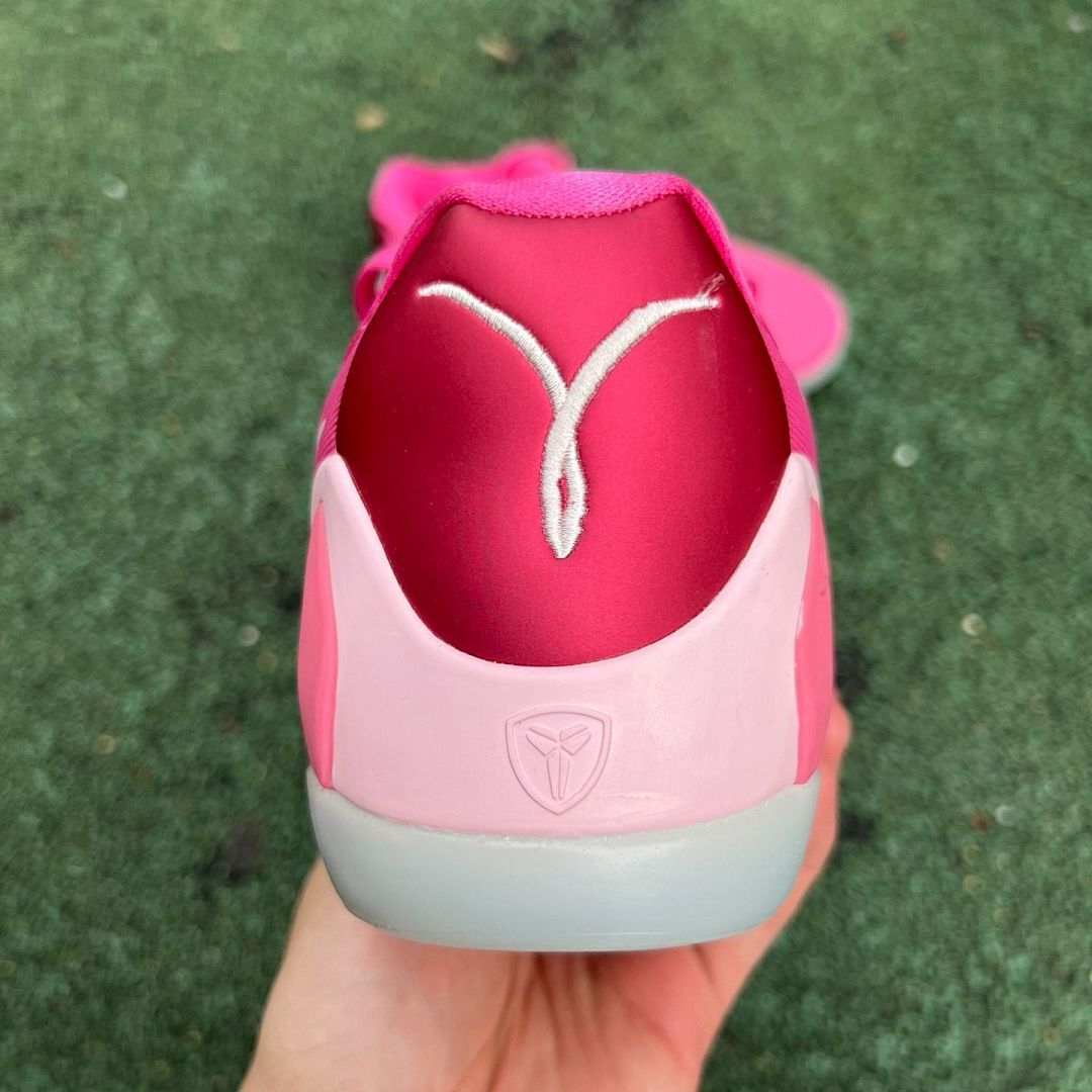 Nike Kobe 9 EM Low "Pink Fire" White Light Photo Blue 646701-616 - Image 16