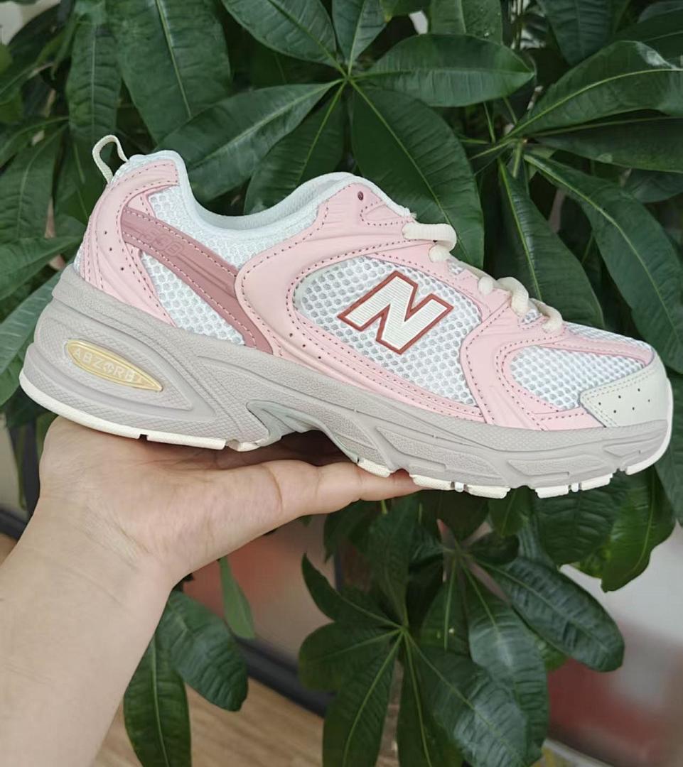 New Balance 530 Women's Pink White Rose Gold ABZORB Retro Running Sneakers Shoes MR530