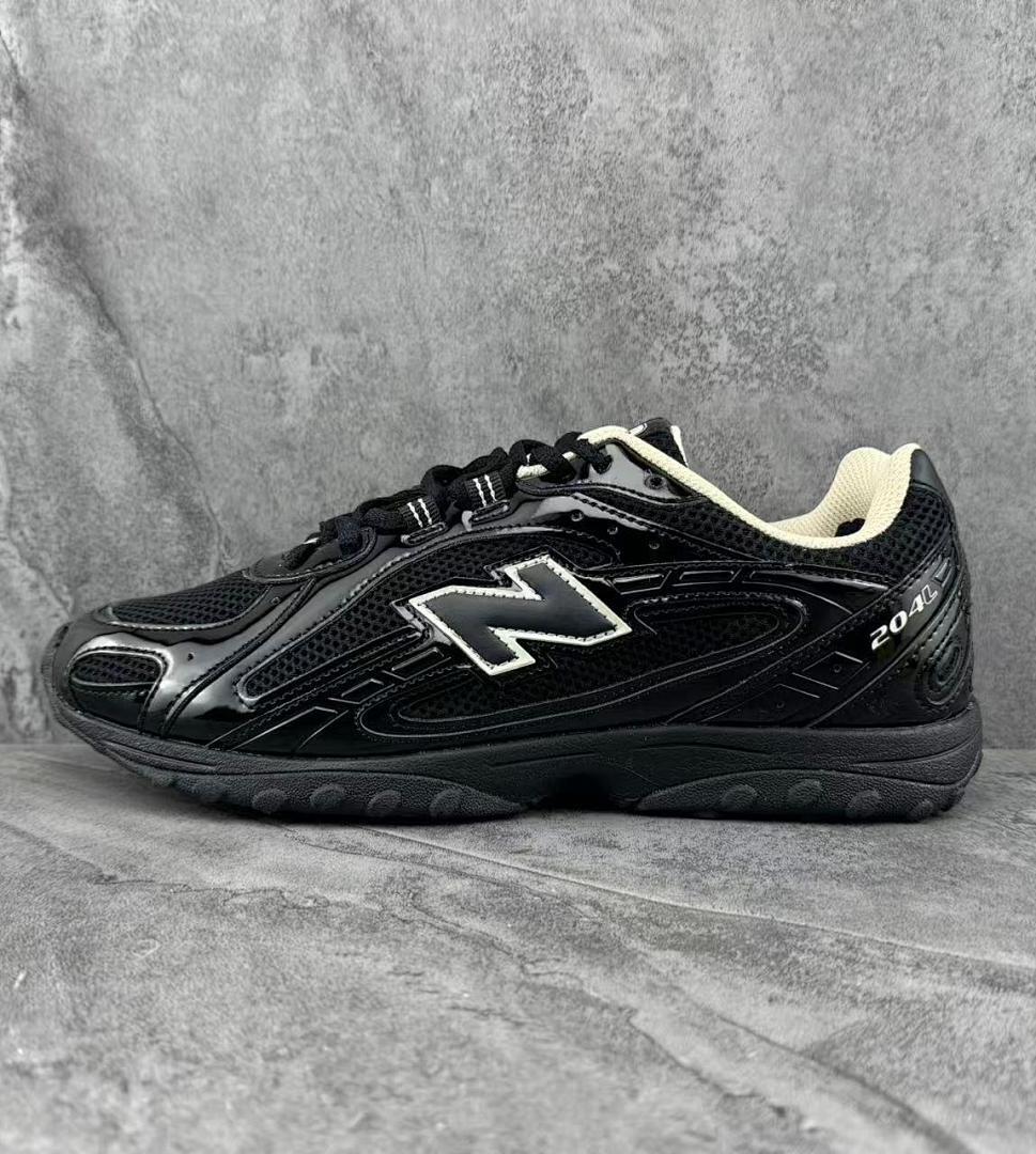 New Balance 2040 Black Mesh Patent Leather Lifestyle Running Sneakers - Image 7