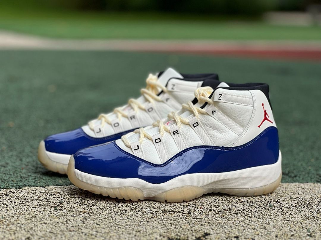 Air Jordan 11 Retro White Royal Blue University Red