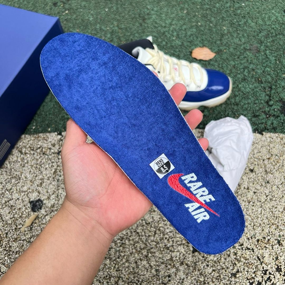 Air Jordan 11 Retro White Royal Blue University Red - Image 7