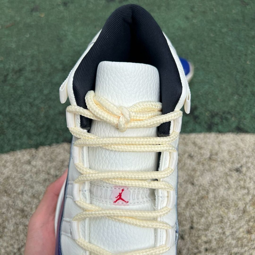 Air Jordan 11 Retro White Royal Blue University Red - Image 14