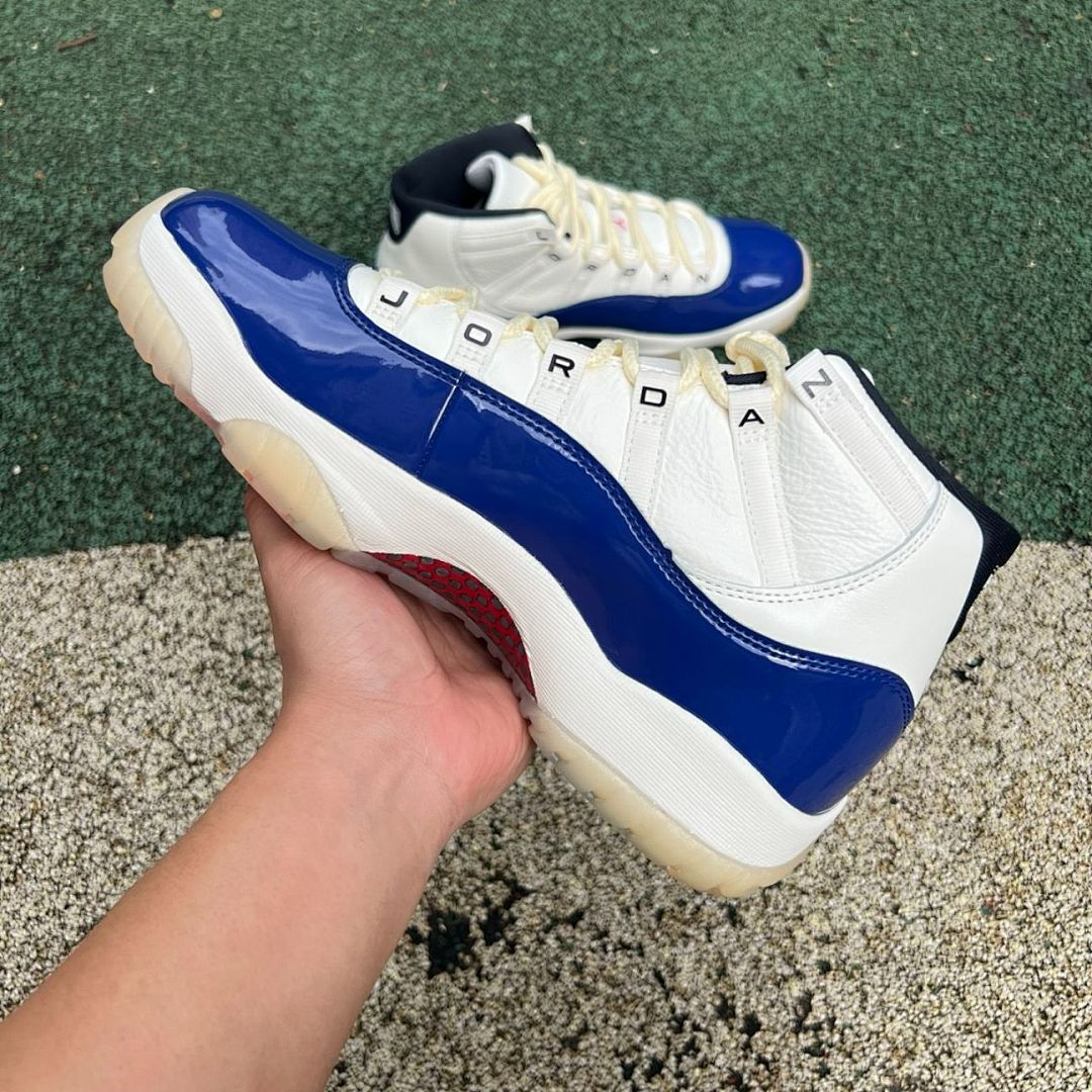 Air Jordan 11 Retro White Royal Blue University Red - Image 17