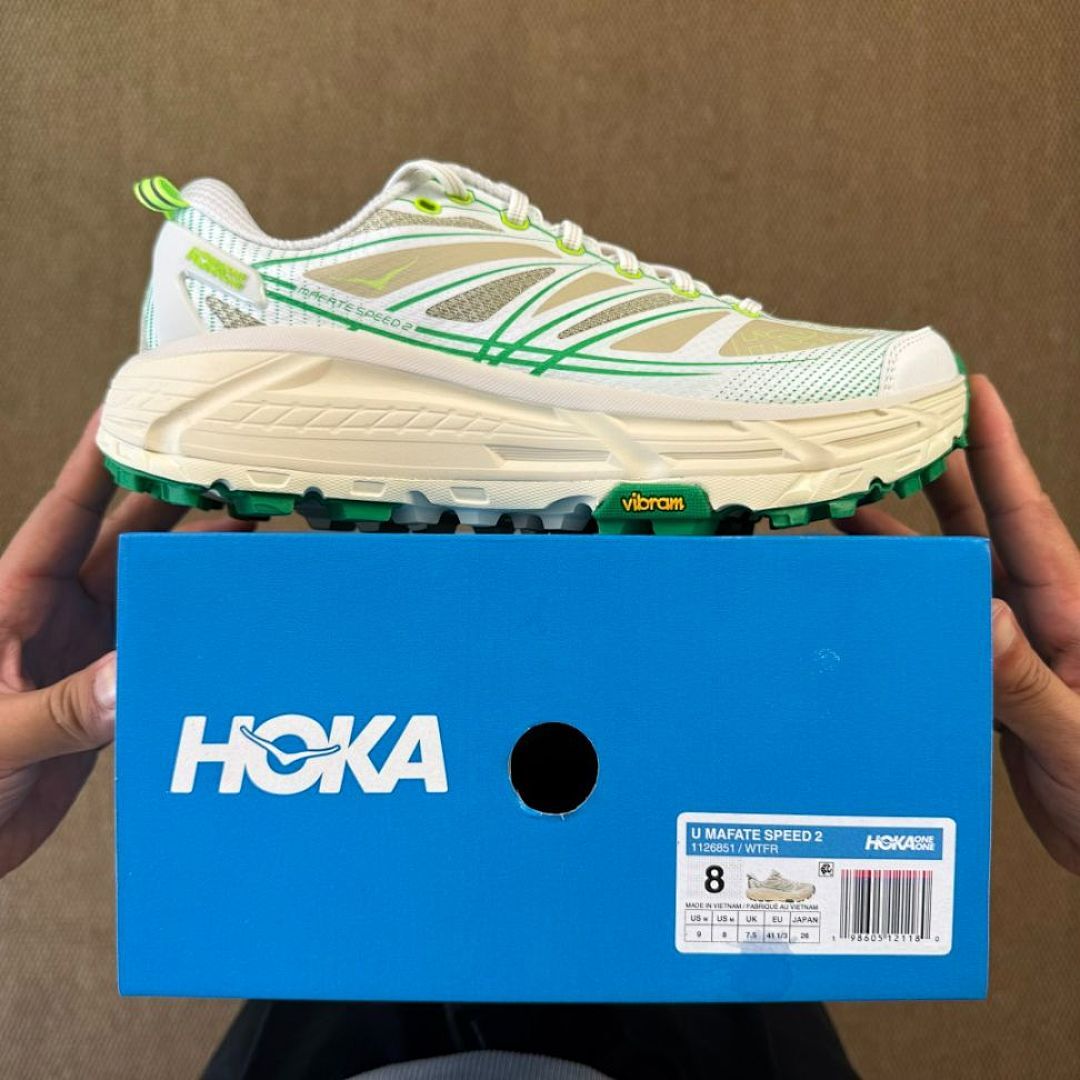 Hoka Mafate Speed 4 White Spearmint - Image 3