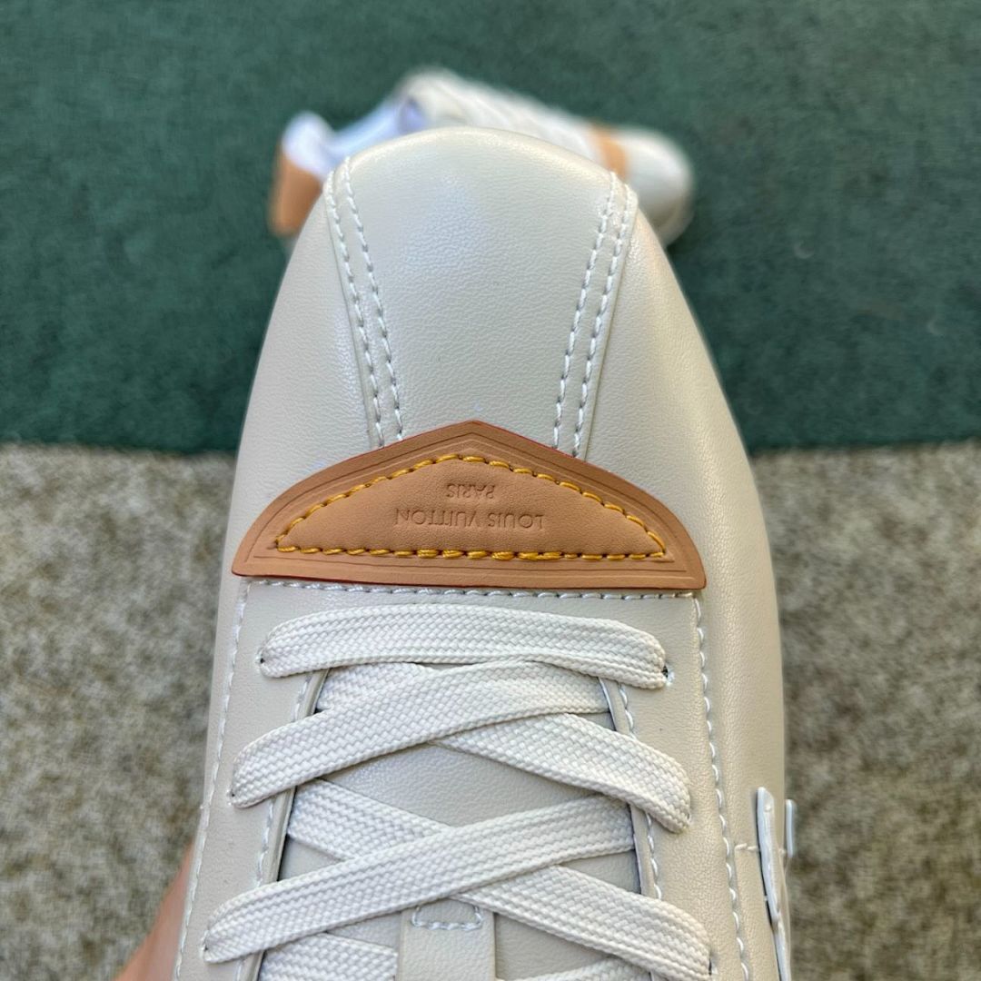 Louis Vuitton LV Runner Sneaker Beige Leather - Image 4