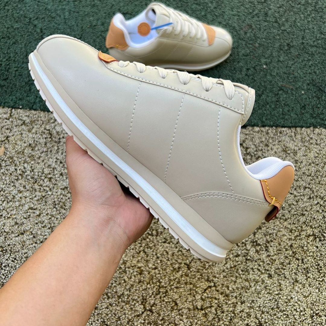 Louis Vuitton LV Runner Sneaker Beige Leather - Image 7