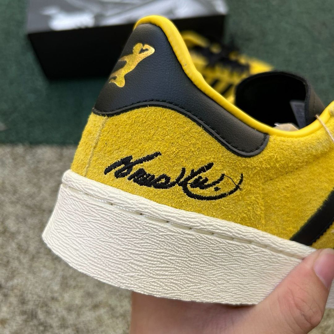 Adidas Campus ADV x Mark Gonzales Shmoo Yellow Core Black GW3151 - Image 4