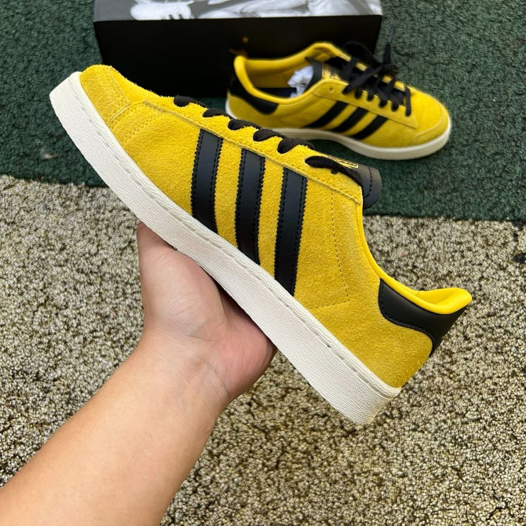 Adidas Campus ADV x Mark Gonzales Shmoo Yellow Core Black GW3151 - Image 9