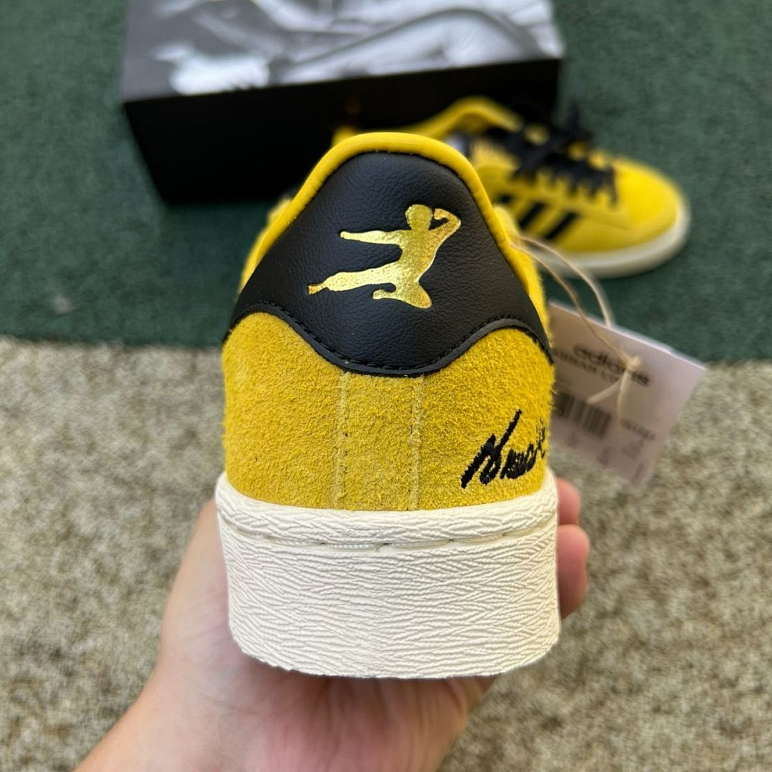 Adidas Campus ADV x Mark Gonzales Shmoo Yellow Core Black GW3151 - Image 10