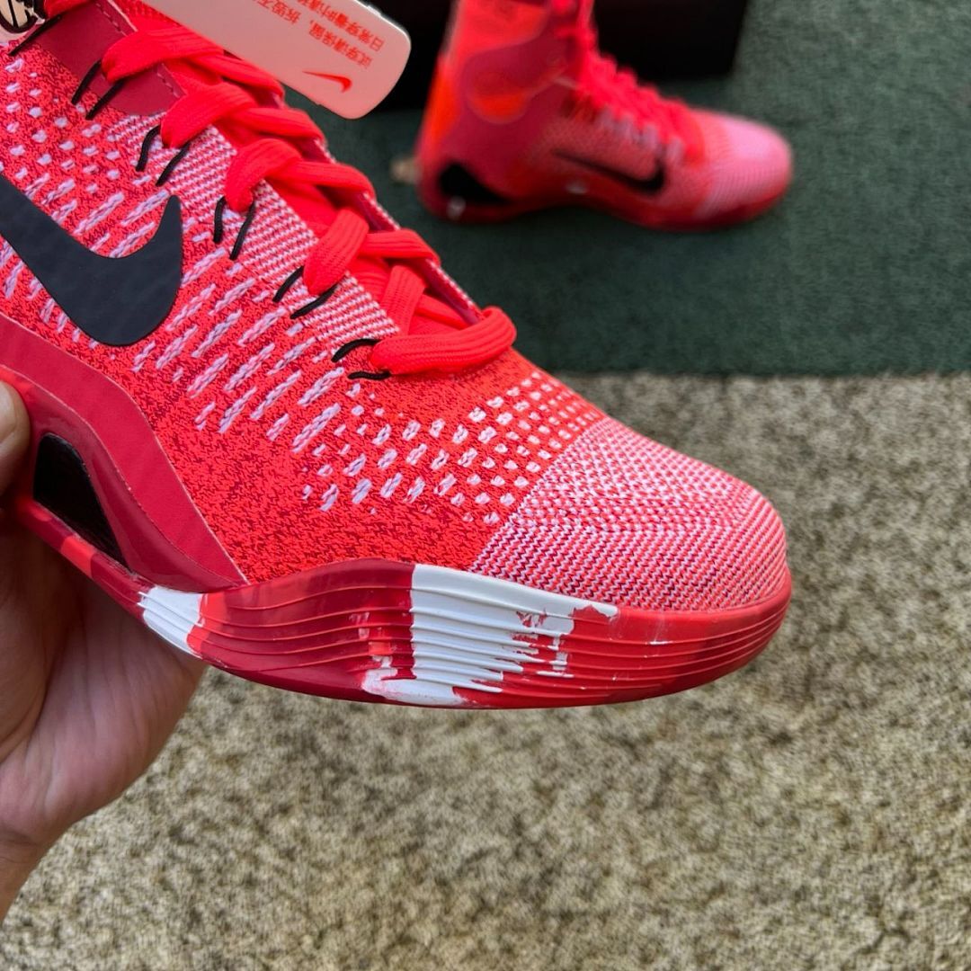 Nike Kobe 9 Elite University Red (KRM) 630847-601 - Image 3