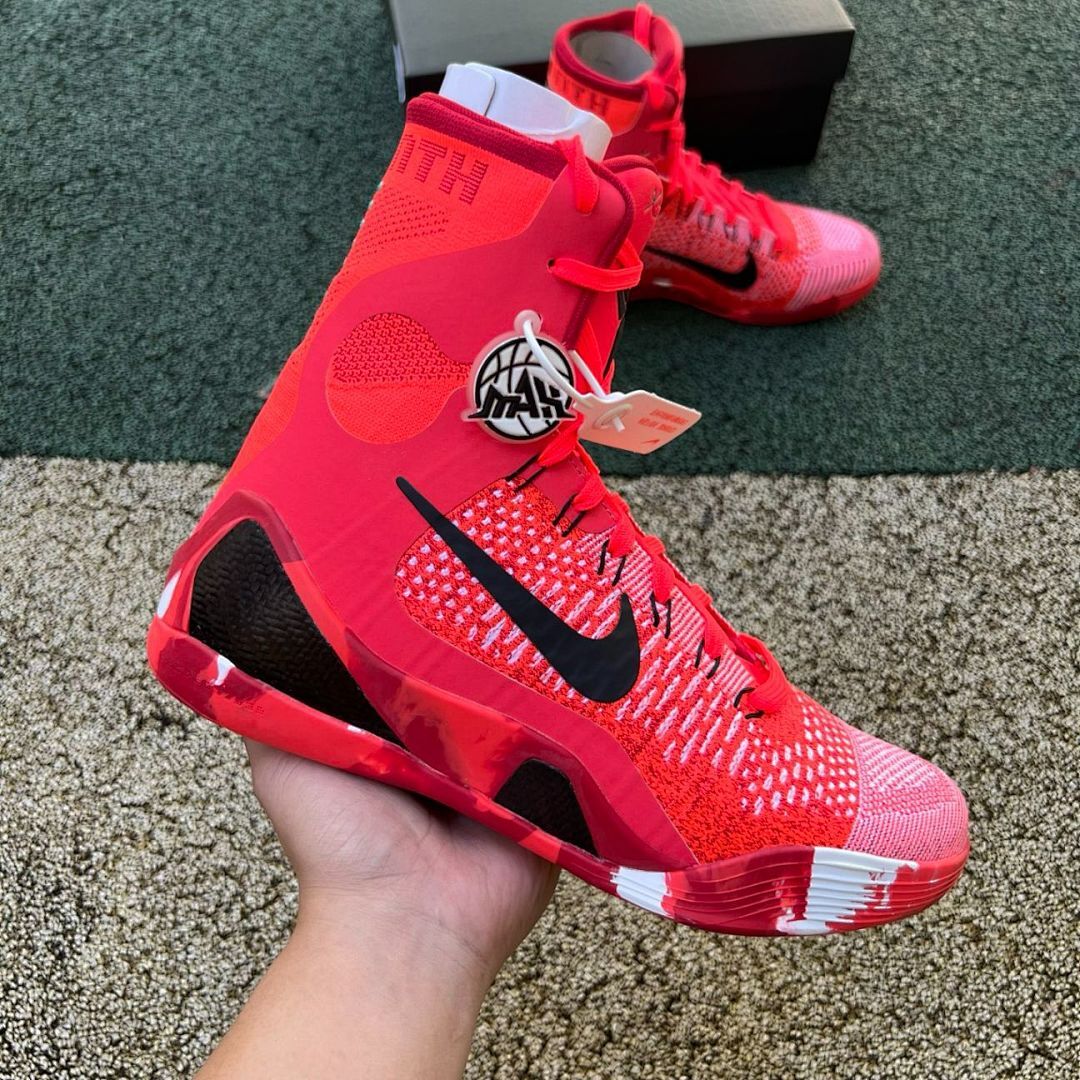 Nike Kobe 9 Elite University Red (KRM) 630847-601 - Image 9