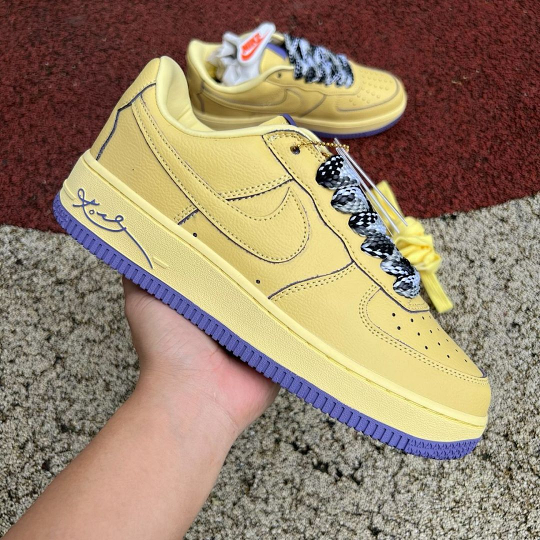 Nike Air Force 1 Low Kobe Bryant Mamba Day Yellow Purple - Image 11