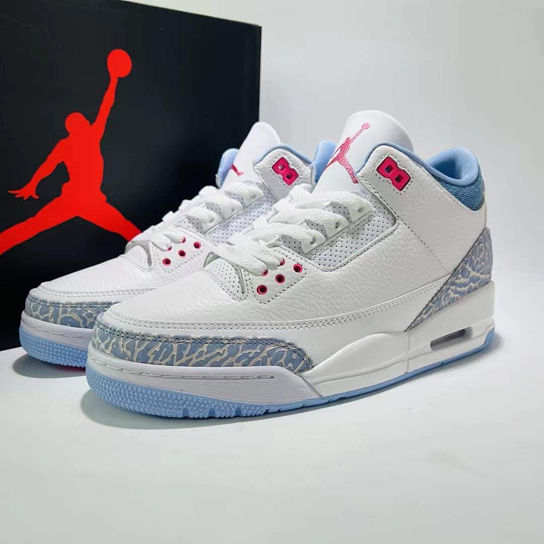 Air Jordan 3 Retro WMNS "Georgia Peach" White Hot Punch True Blue DV7059-106
