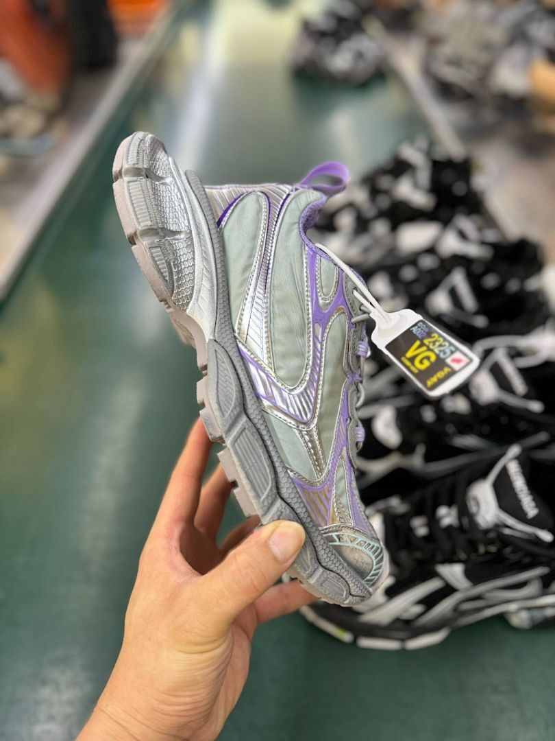 Balenciaga 3XL Trainer Metallic Silver Purple (2325 VG) - Image 10