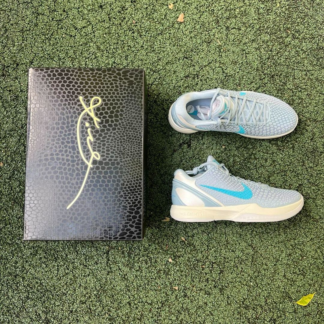 Nike Kobe 6 Protro Sky Blue Turquoise Cream - Image 9