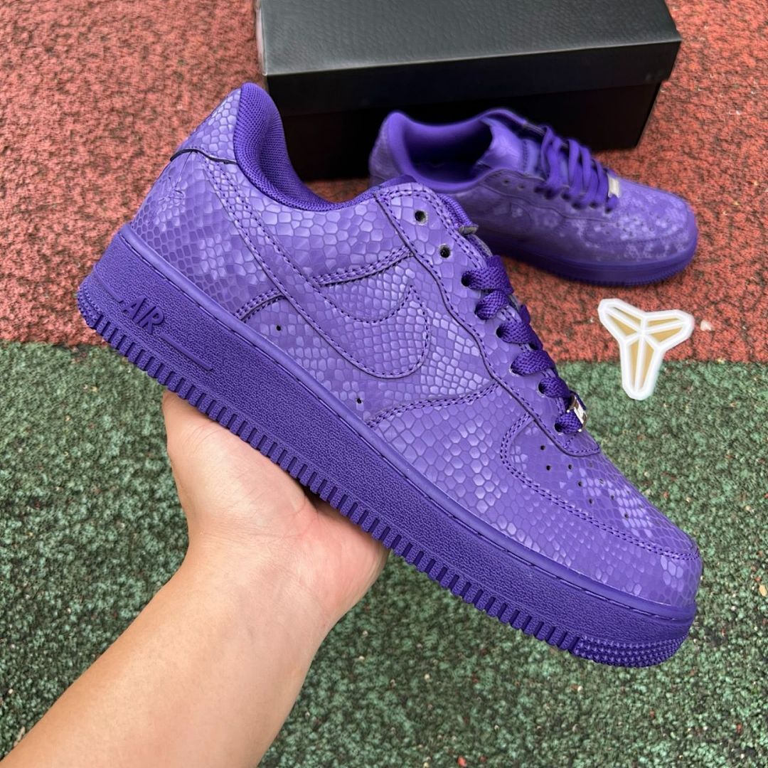 Nike Air Force 1 Low Kobe Mamba Purple Snakeskin - Image 8