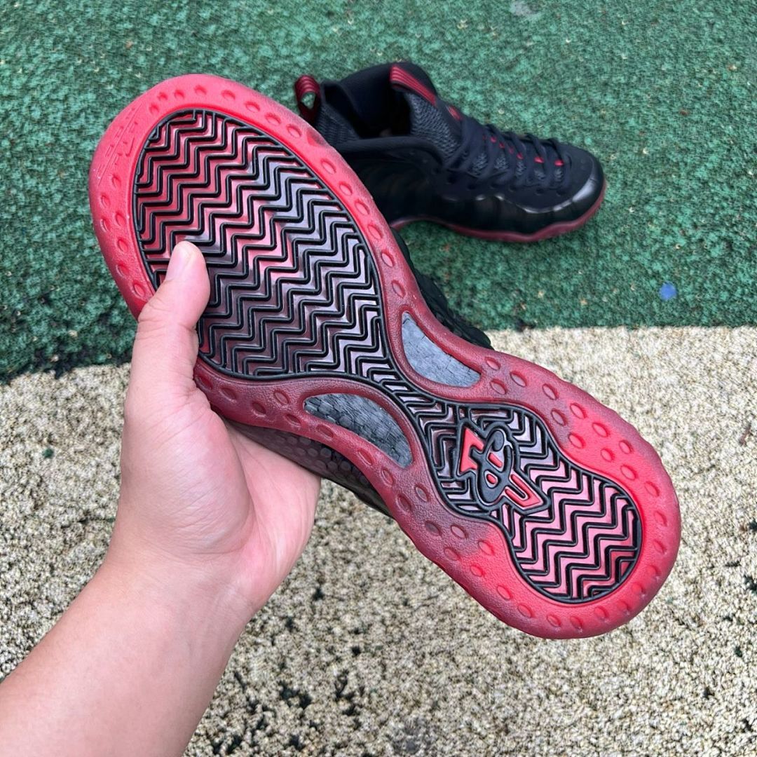 Nike Air Foamposite Pro Black Varsity Red 624041-006 - Image 7