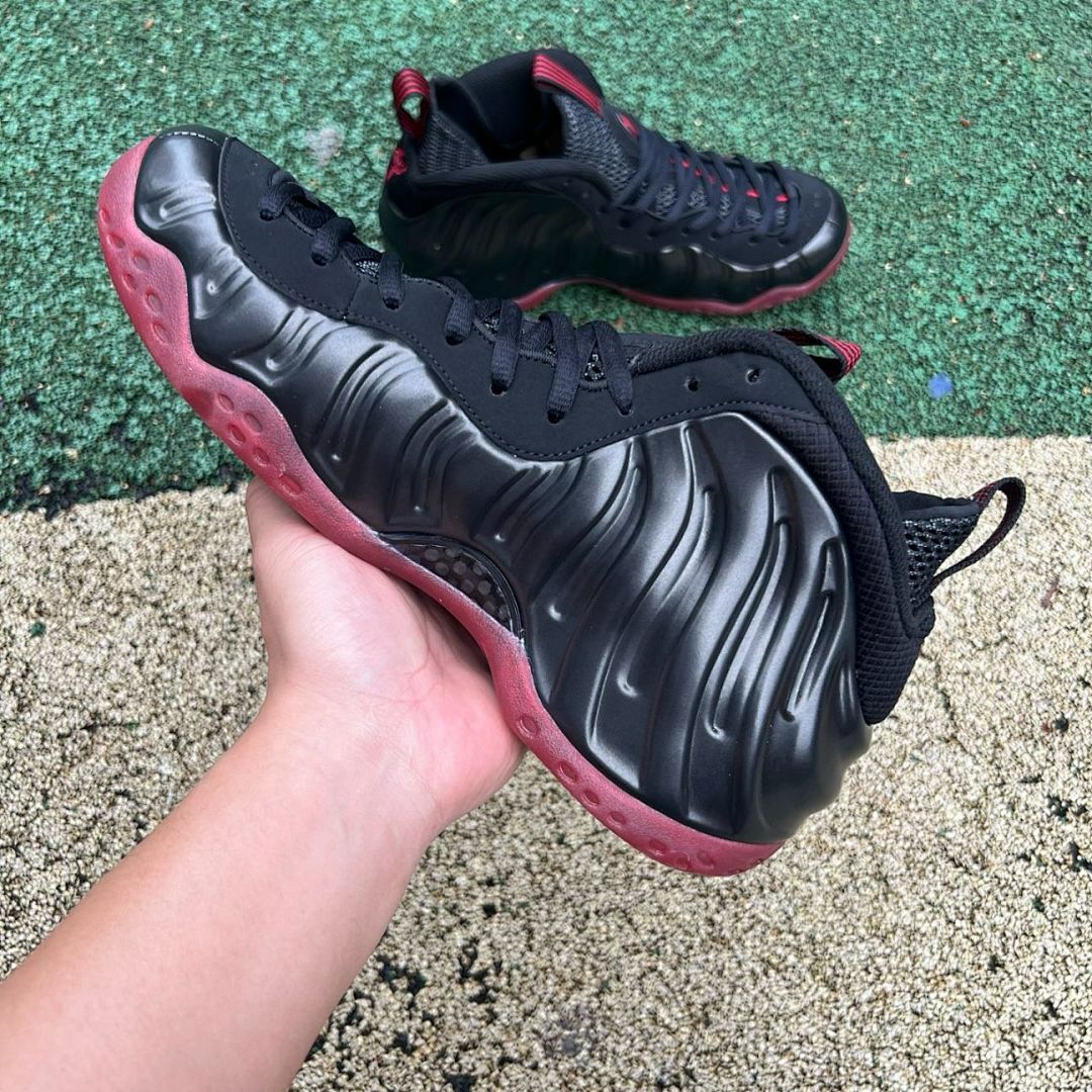 Nike Air Foamposite Pro Black Varsity Red 624041-006 - Image 8