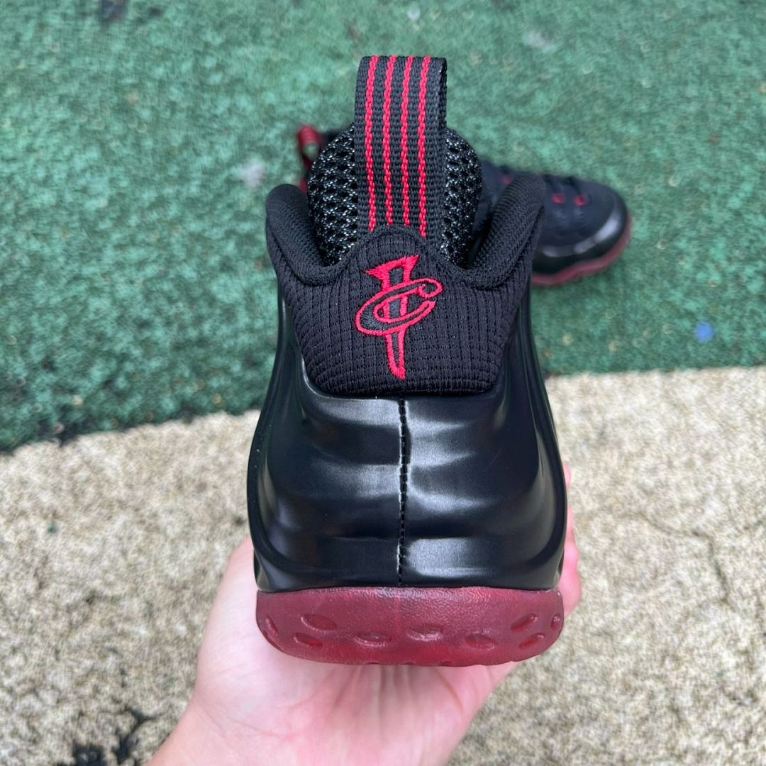Nike Air Foamposite Pro Black Varsity Red 624041-006 - Image 9