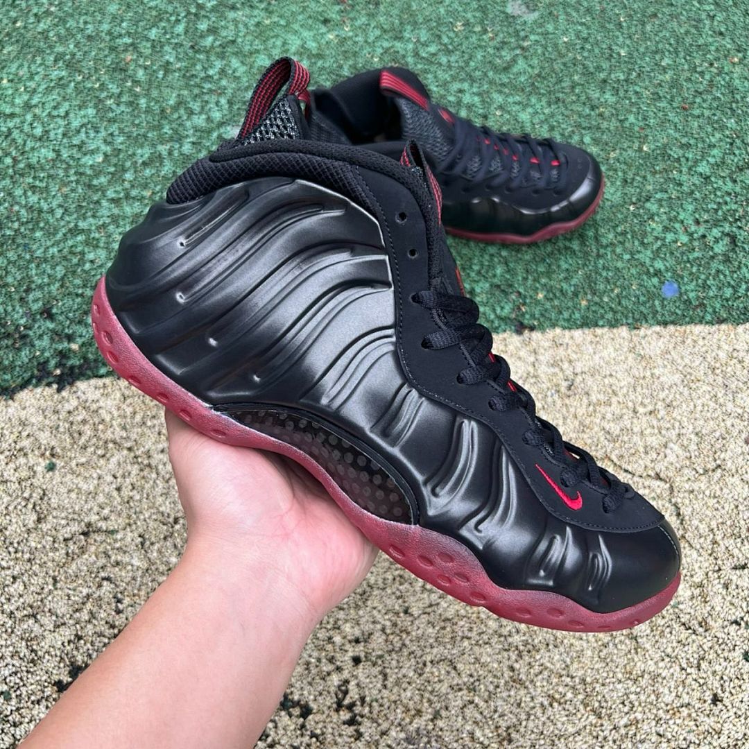 Nike Air Foamposite Pro Black Varsity Red 624041-006 - Image 10