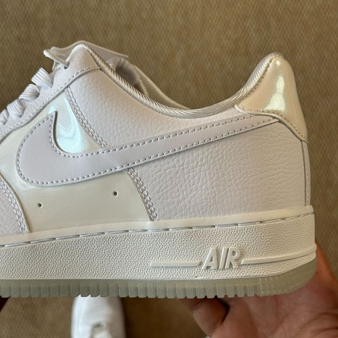 Nike Air Force 1 Low 'Iridescent' White CW6030-100 - Image 6
