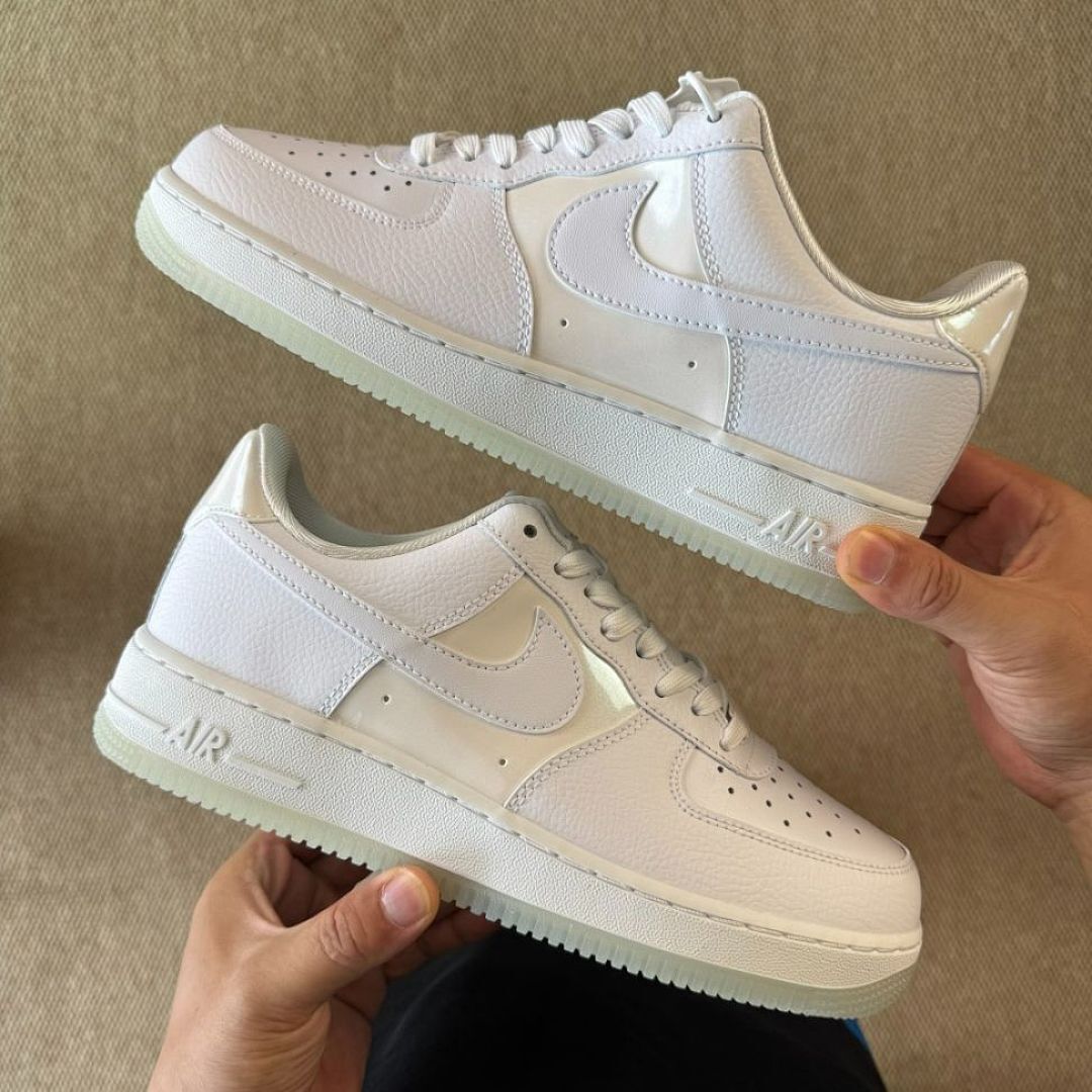 Nike Air Force 1 Low 'Iridescent' White CW6030-100 - Image 9