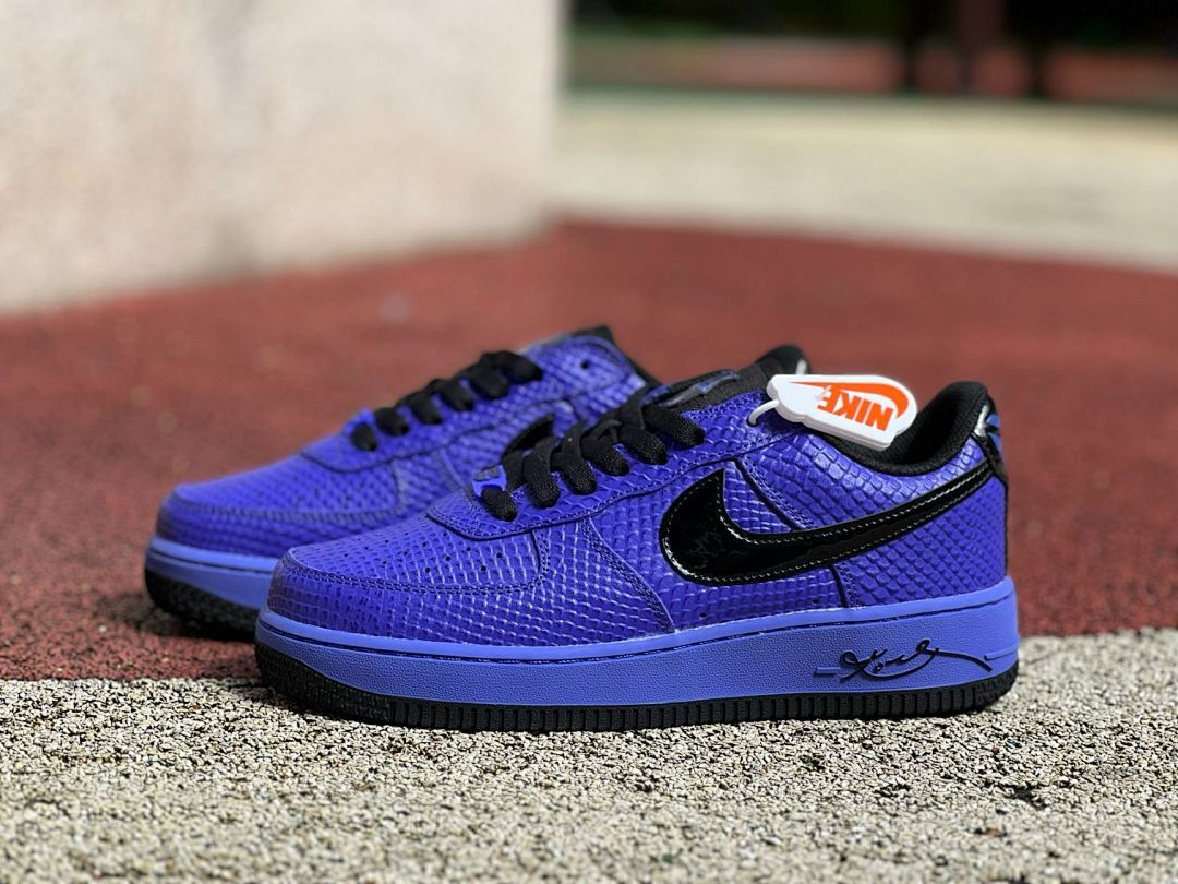 Nike Air Force 1 Low Kobe Bryant Court Purple Black CW3918-500 - Image 10