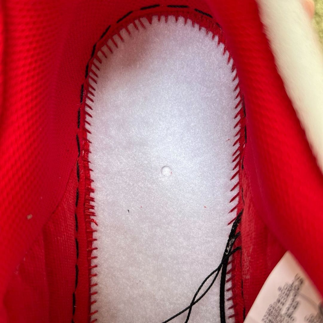 Off-White Nike Air Force 1 Low Red Black Metallic Silver - Image 5