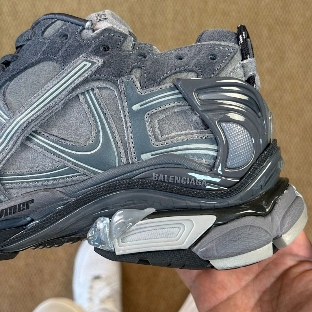 Balenciaga Runner Sneaker Grey 677403W3RFN1290 - Image 6