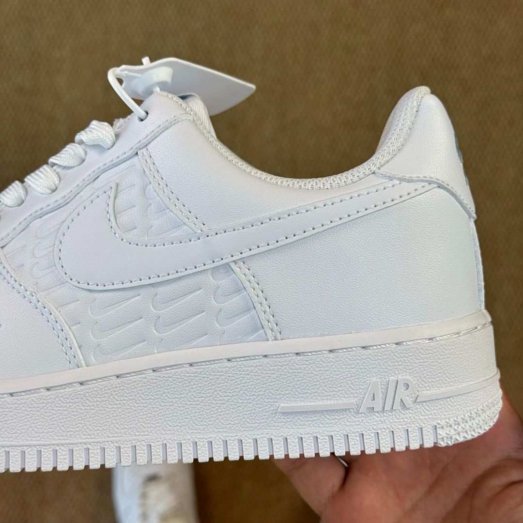 Nike Air Force 1 '07 LX White Metallic Silver Football Grey DV0788-100 - Image 5