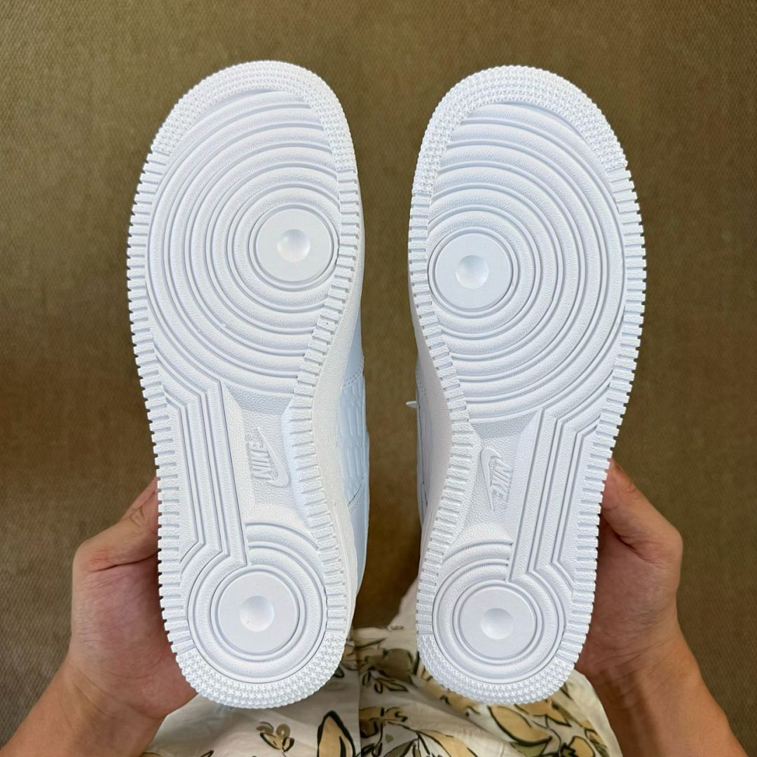 Nike Air Force 1 '07 LX White Metallic Silver Football Grey DV0788-100 - Image 7