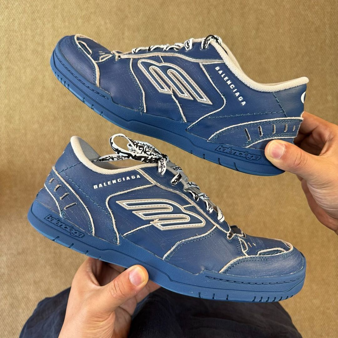 Balenciaga 3XL Skate Sneaker Blue 775266WCRG34812 - Image 9