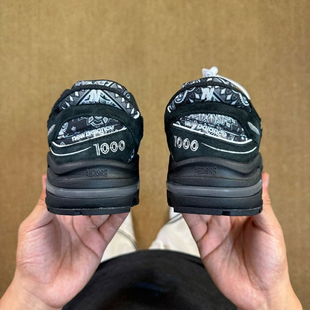 Joe Freshgoods x New Balance 1000 'Black Ice' M1000JG1 - Image 7