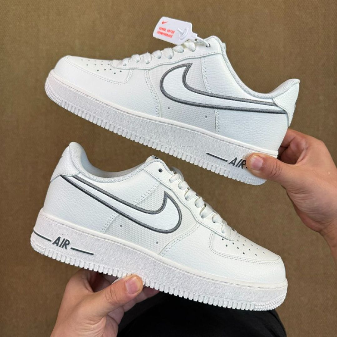 Nike Air Force 1 '07 White Wolf Grey CV1724-100 - Image 8