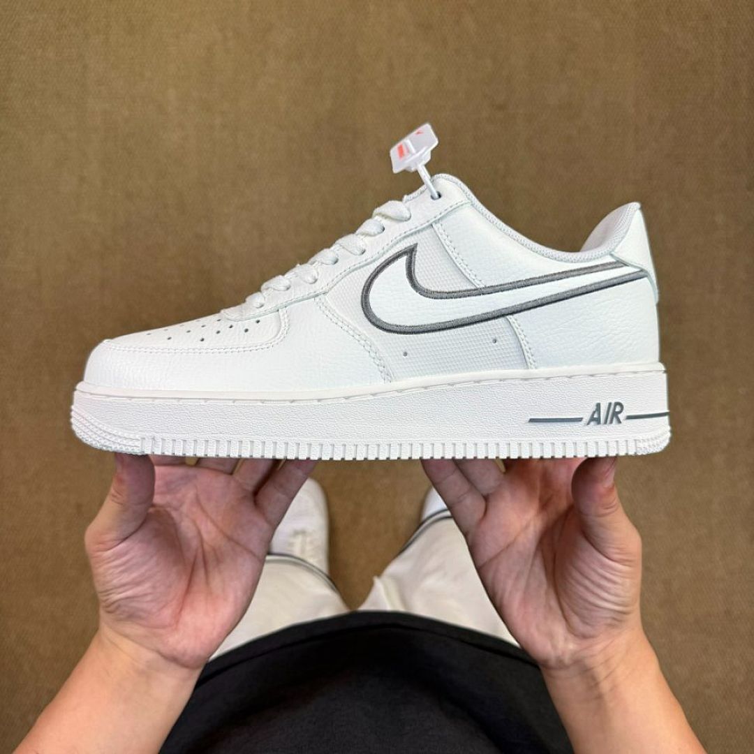 Nike Air Force 1 '07 White Wolf Grey CV1724-100 - Image 9