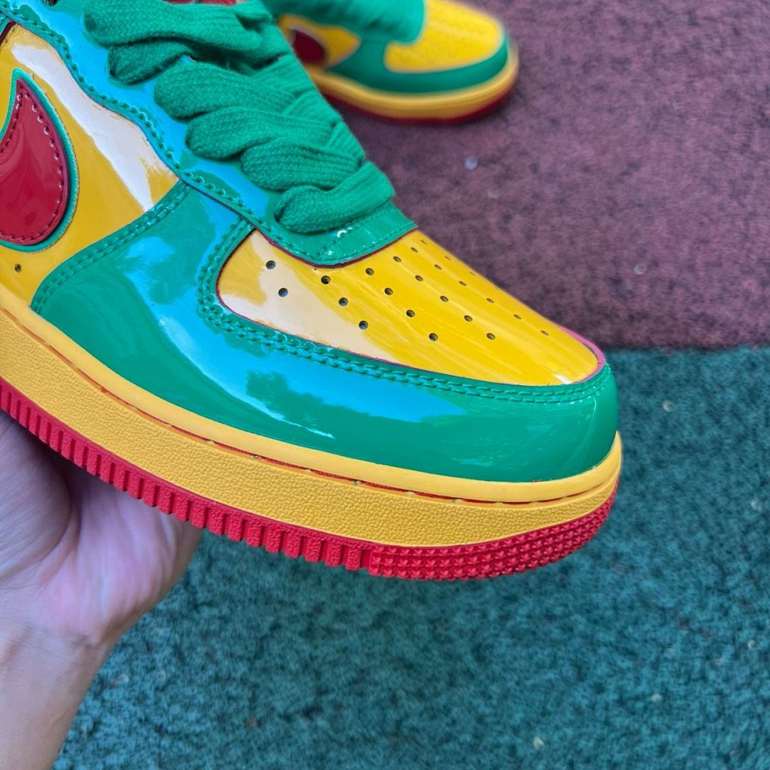 Nike Air Force 1 Low Rasta Bob Marley 'Catch A Fire' - Image 6