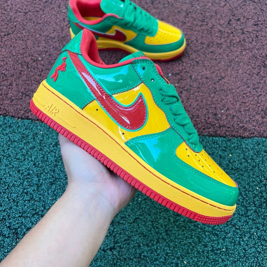 Nike Air Force 1 Low Rasta Bob Marley 'Catch A Fire' - Image 12